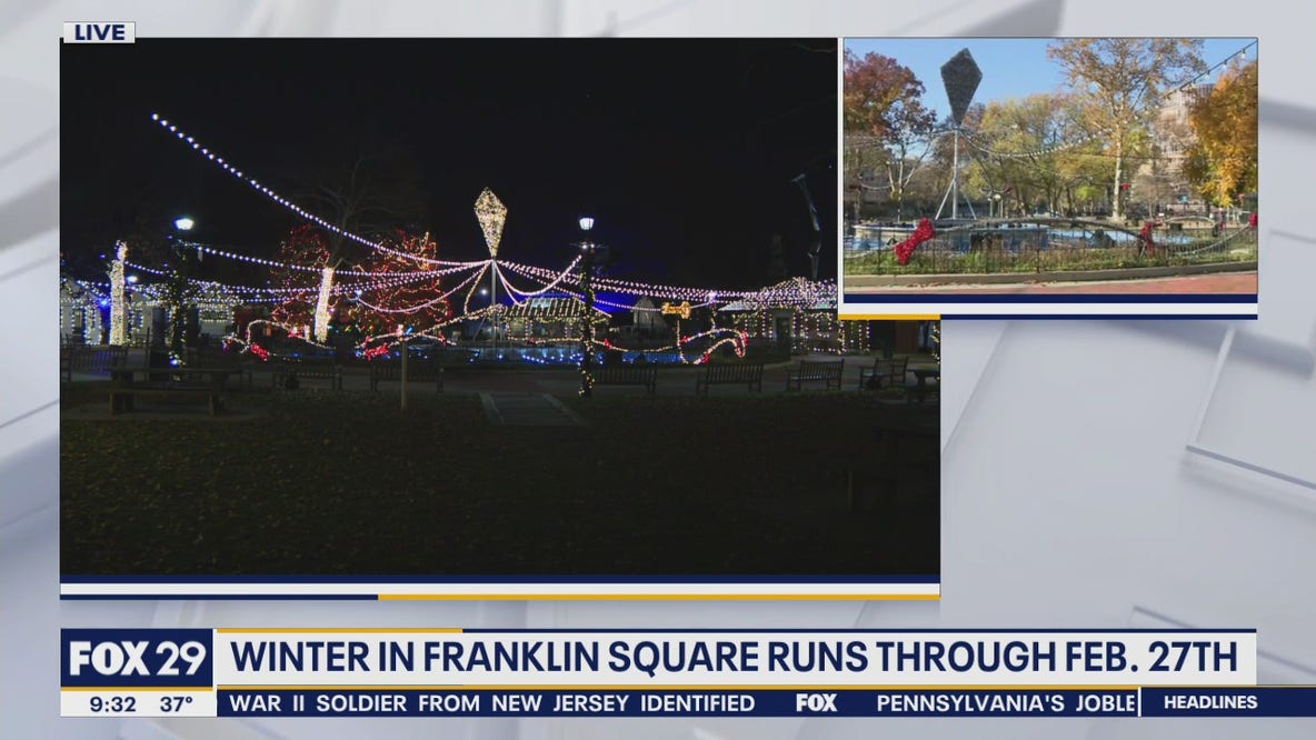 Franklin Square electrical spectacle light show runs nightly through Feb. 27th.